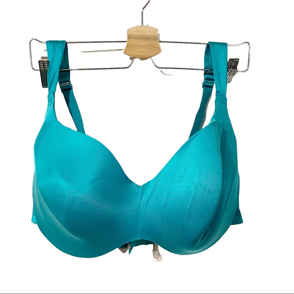 Cacique‎ Plus Size 44F Green Lightly Padded Bra